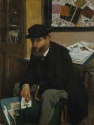 The Collector of Prints, 1866 (oil on canvas) | Obraz na stenu