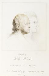 William Blake (1757-1827) in Youth and Age (graphite with brush and brown ink) | Obraz na stenu