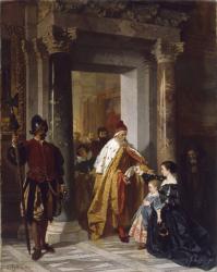 Petition to the Doge, 1860 (oil on canvas) | Obraz na stenu