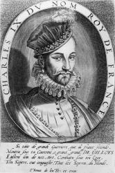 Charles IX, King of France (engraving) | Obraz na stenu