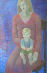 Madonna and Child, 2014, (oil on canvas) | Obraz na stenu