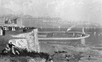 Ramsgate Harbour, c.1840s (engraving) | Obraz na stenu
