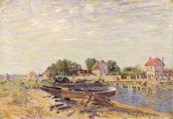 The Loing at Saint-Mammes, 1885 | Obraz na stenu