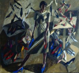 New Shoes, 1983, (oil on canvas) | Obraz na stenu