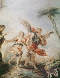 The Departure of Tobias and the Angel, detail of Tobias and the Angel, 1752 | Obraz na stenu