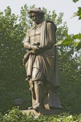 Statue of Rembrandt Van Rijn (1606-69) 1852 (bronze) | Obraz na stenu