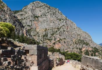 Ancient Delphi, Phocis, Greece. | Obraz na stenu