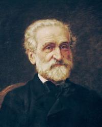 Giuseppe Verdi (1813-1901) (oil on canvas) | Obraz na stenu