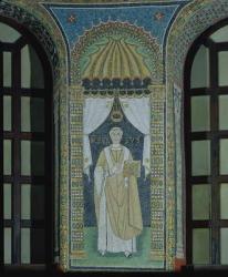 Orso, a bishop of Ravenna (mosaic) | Obraz na stenu