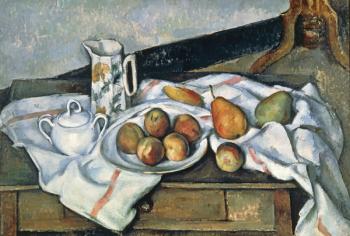 Still Life of Peaches and Pears, 1888-90 (oil on canvas) | Obraz na stenu