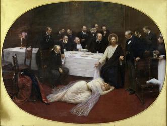 Mary Magdalene in the house of the Pharisee, 1891 (oil on canvas) | Obraz na stenu