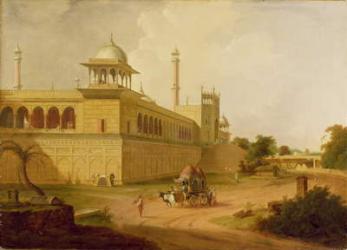 Jami Masjid, Delhi, 1811 (oil on canvas) | Obraz na stenu