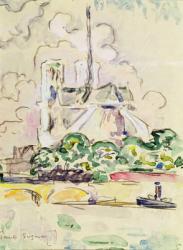 Notre-Dame, 1925 (pencil & w/c on paper) | Obraz na stenu