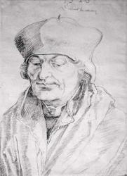 Portrait of Desiderius Erasmus (1469-1536) 1520 (charcoal on paper) | Obraz na stenu