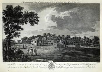 The Ancient Episcopal Palace of Bromley (engraving) | Obraz na stenu
