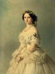 Portrait of Princess of Baden, 1856 (oil on canvas) | Obraz na stenu