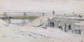 Abydus, 1pm, 12th January 1867 (ink and watercolour on paper) | Obraz na stenu