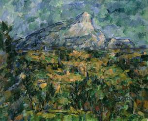 Mont Sainte-Victoire, 1904-05 (oil on canvas) | Obraz na stenu