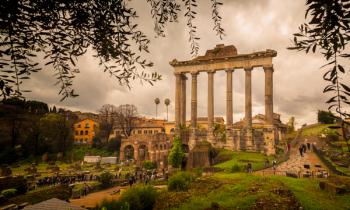 Rome, Italy. The Roman Forum (photo) | Obraz na stenu
