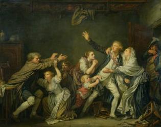 The Father's Curse or The Ungrateful Son, 1777 (oil on canvas) | Obraz na stenu
