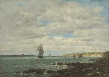 Coast of Brittany, 1870 (oil on canvas) | Obraz na stenu