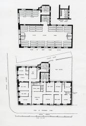 St Giles' Schools Endell Street, 1860 (plan) | Obraz na stenu