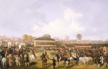 Lord Westminster's Cardinal Puff, with Sam Darling Up, Winning the Tradesman's Plate, Chester, c.1839 (oil on canvas) | Obraz na stenu