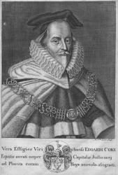 Sir Edward Coke (engraving) | Obraz na stenu