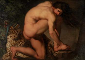 The Wounded Philoctetes, 1776 (oil on canvas) | Obraz na stenu