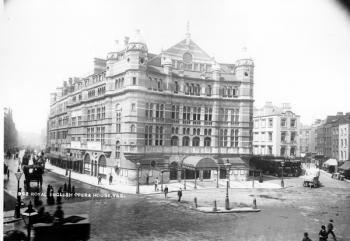 Royal English Opera House, 1891 (b/w photo) | Obraz na stenu