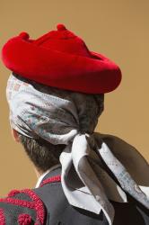 Man wearing traditional dress during fiesta, Ronda, Malaga Province, Andalusia, Southern Spain (photo) | Obraz na stenu