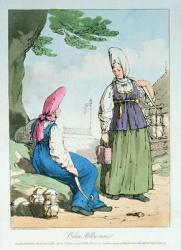 Ocheta Milkcow Woman, 1803 (colour litho) | Obraz na stenu