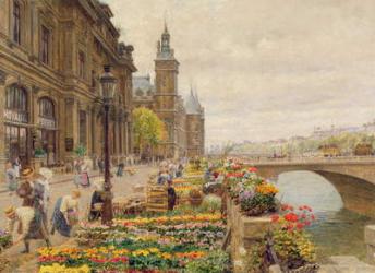 The Parisian Flower Market | Obraz na stenu