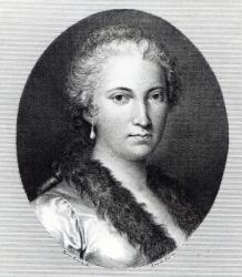 Maria Gaetana Agnesi (engraving) | Obraz na stenu