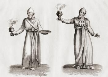 High priests as imagined in the Old Testament (engraving) | Obraz na stenu