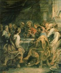 The Last Supper, c.1630-31 (oil on panel) | Obraz na stenu
