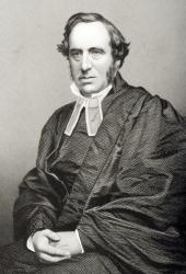 Richard Chenevix Trench (1807-86) engraved by D.J. Pound from a photograph, from 'The Drawing-Room of Eminent Personages, Volume 2', published in London, 1860 (engraving) | Obraz na stenu