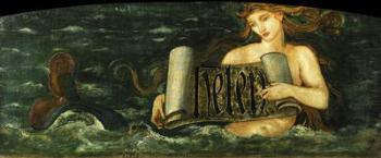 Helen, a Mermaid, c.1880 (oil on canvas) | Obraz na stenu