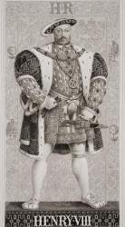 Henry VIII (1491-1547) from 'Illustrations of English and Scottish History' Volume I (engraving) | Obraz na stenu
