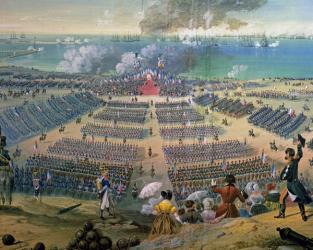 Inspecting the Troops at Boulogne, 15 August 1804 (oil on canvas) | Obraz na stenu