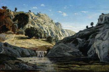 Memories of Ollioules gorge, 1861 (oil on canvas) | Obraz na stenu