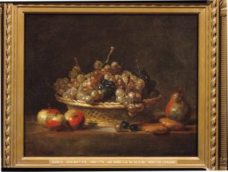 Basket of Grapes, 1765 (oil on canvas) | Obraz na stenu