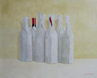 Wrapped Bottles, Number 2, 1990s (w/c on paper) (see 135438) | Obraz na stenu