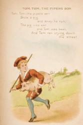 Tom, Tom, the Pipers Son, from 'Old Mother Goose's Rhymes and Tales', published by Frederick Warne & Co., c.1890s (chromolitho) | Obraz na stenu