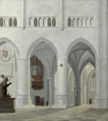 Interior of the Church of St. Bavo, Haarlem, 1630 (oil on panel) | Obraz na stenu