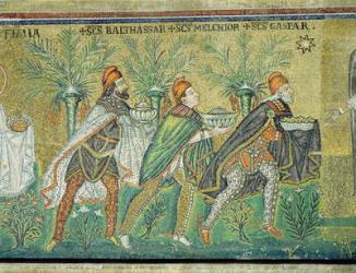 The procession of the three kings (mosaic) | Obraz na stenu