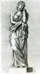 Veturia, Mother of Coriolanus, c.1653 (etching) (b/w photo) | Obraz na stenu