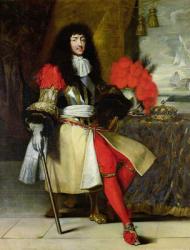 Seated Portrait of Louis XIV (1638-1715) after 1670 (oil on canvas) | Obraz na stenu
