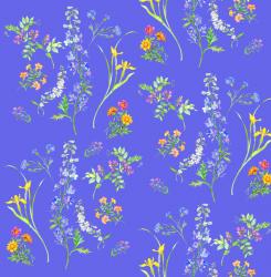 Southampton Summer, 2012, (watercolor textile design in repeat) | Obraz na stenu