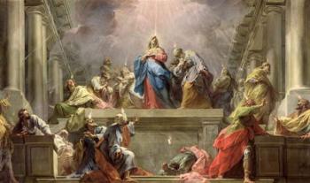 Pentecost, 1732 (oil on canvas) | Obraz na stenu